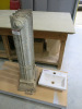 Antique Ornate Radiator & Small Ceramic Hand Basin (As Viewed/Pictured).