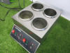 Jmposner Quad Sauce Bottle Warmer. NOTE: missing plastic dials & on/off switch requires attention. - 6