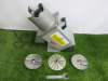 Hallde Vegetable Prep Machine, Model RG200, S/N 1261745. Comes with 4 Assorted Sized Blades. - 3