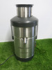 Robot Coupe Automatic Juicer, Model J100 Ultra. Size H49cm. NOTE: missing drip tray & pulp container.