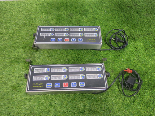 2 x CAL-8B Calculagraph Kitchen Timers. NOTE: requires UK plugs.