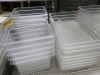 135 x Assorted Sized Cambro GN Containers, Lids & Drain Shelfs to Include: 70 x Assorted Sized Containers, 50 x Assorted Lids & 15 x Assorted Sized Gastronorm Tray Drain Shelfs. - 8