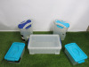 5 x Assorted Sized Storage Containers. - 2