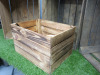 6 x Assorted Sized Wooden Crates to Include: 3 x H30 x W50 x D40cm & 3 x H24 x W40 x D29cm. - 3