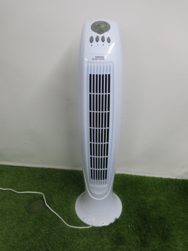 Kingfisher Tower Fan, Model Tf-37. Size H88cm.