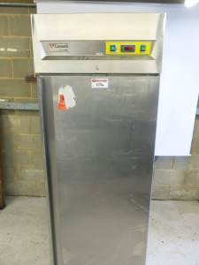 Caravell by Friulinox Stainless Steel Single Door Refrigerator, Model AR-EN2/-3. Size H204cm, W74cm & D100cm. Comes with 5 x Trays.