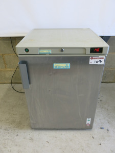 LEC EssenChill Single Door Under-Counter Refrigerator, Model BRS200ST, S/N 42635. Size H83cm, W60cm & D62cm.