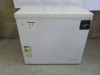 LOGIK Chest Freezer, Model L200CFW18. Size H84cm, W90cm & D52cm.