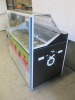 EPTA R290 Ice Cream Display Counter Freezer with 7 x Pan Slots with Spare Pans. Size H122cm, W132cm & D68cm. - 2