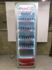 Coca-Cola Branded Single Door Drinks Display Refrigerator, Model ICOOL-500C R290, in Classic Red. Size H212cm, W65cm & D67cm.