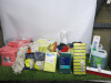 Large Quantity of Cleaning Items to Include: 70 x Pairs of Household Gloves, 8 x Packs of Wavyline Cloth, 16 x Packs of All Purpose Wipes, 6 x Packs of Caterers Scorers, 3 x Packs of Caterers Sponges, 3 x Mop Heads, 1 x Broom Holder, 1 x Spray & Wipe Clea