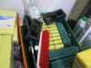 Large Quantity of Cleaning Items to Include: 70 x Pairs of Household Gloves, 8 x Packs of Wavyline Cloth, 16 x Packs of All Purpose Wipes, 6 x Packs of Caterers Scorers, 3 x Packs of Caterers Sponges, 3 x Mop Heads, 1 x Broom Holder, 1 x Spray & Wipe Clea - 7