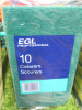 Large Quantity of Cleaning Items to Include: 70 x Pairs of Household Gloves, 8 x Packs of Wavyline Cloth, 16 x Packs of All Purpose Wipes, 6 x Packs of Caterers Scorers, 3 x Packs of Caterers Sponges, 3 x Mop Heads, 1 x Broom Holder, 1 x Spray & Wipe Clea - 8