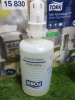 Quantity of Tork, Zenith & Diversey Cleaning Products to Include: 5 x Boxes of 6 Bottles of 1Lt Tork Foam Soap , 2 x Boxes of Tork Smart Iine Twin Mini Toilet Roll Dispenser, 2 x Tork Air Freshener Spray Dispenser, 2 x Packs of Tork Xpressnap Dispenser Na - 8