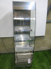 Polar Stainless Steel G-Series Multideck Display Fridge, Model CD239-02, S/N 4709072400015. Size H172 x W48 x D65cm. - 4