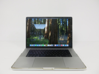 16" Apple MacBook Pro, Model MNWC3B/A, 16GB Memory, 494GB SSD & Liquid Retina XDR Display. Comes with Tech21 Protective Case & Charger.