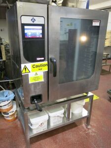 MKN Maxi Flexi Combi Commercial 10 Rack Electric Oven, Model FKECOD121T0012, S/N 16208242, 3 Phase, Year 2016.