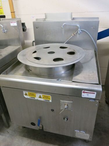 Ellidge & Fairley Dim Sum Gas Steamer, Model EF/DSS, S/N 4059. Size H124 x W86 x D95cm.