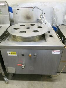 Ellidge & Fairley Dim Sum Gas Steamer, Model EF/DSS, S/N 244. Size H120 x W83 x D90cm.