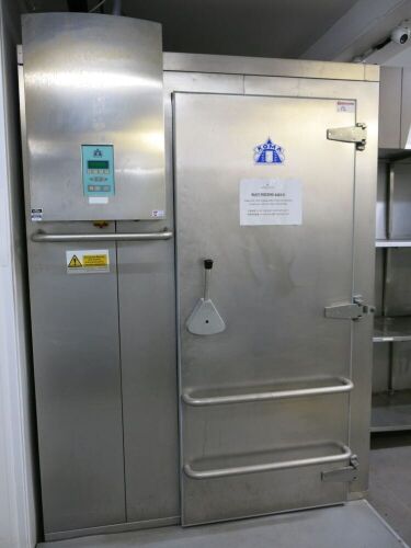 Koma MonoCell Blast Freezer, Model M301. Size H240 x W2165 x D136cm. NOTE: buyer to safely disconnect & remove.