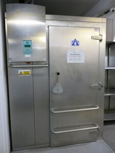 Koma MonoCell Blast Freezer, Model M301. Size H240 x W2165 x D136cm. NOTE: buyer to safely disconnect & remove.