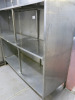 Stainless Steel Open 3 Tier Shelving Unit. Size H218 x W170cm x D64cm. - 3