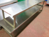 2 x Stainless Steel Worktop Benches to Include: 1 x W200cm & 1 x 230cm. - 2