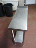 Stainless Steel Infill Prep Table with Shelf Under & Splashback. Size H88cm x W80cm x D30cm. - 2
