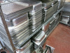 Very Large Quantity of Approx 450 x Assorted Commercial Stainless Steel Pans, Trays & Lids to Include: Vogue & Genware (As Viewed). - 3
