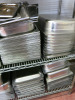 Very Large Quantity of Approx 450 x Assorted Commercial Stainless Steel Pans, Trays & Lids to Include: Vogue & Genware (As Viewed). - 6