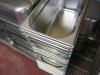 Very Large Quantity of Approx 450 x Assorted Commercial Stainless Steel Pans, Trays & Lids to Include: Vogue & Genware (As Viewed). - 9