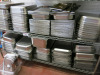 Very Large Quantity of Approx 450 x Assorted Commercial Stainless Steel Pans, Trays & Lids to Include: Vogue & Genware (As Viewed). - 10