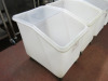 4 x Cambro Mobile Ingredient Bins with Assortment of Lids, Model 18537. - 3