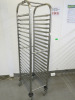 Vogue 20 Rack Stainless Steel Trolley.