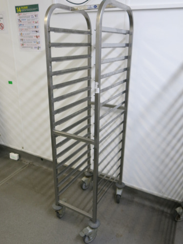 Bourgeat NF 15 Rack Stainless Steel Trolley.