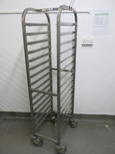 Bourgeat NF 15 Rack Stainless Steel Trolley.