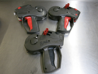 3 x Avery Dennison Monarch 1136 Labelling Gun.