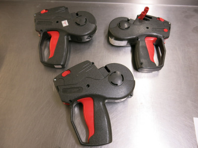 3 x Avery Dennison Monarch 1136 Labelling Gun.