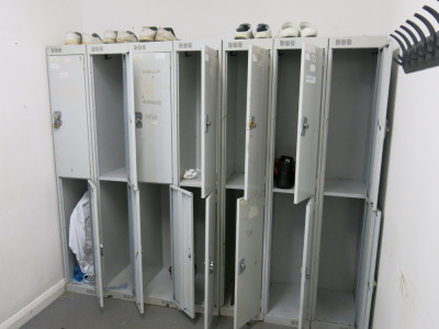 Contents of Men's Staff Changing Areas to Include: 12 x Personnel Lockers (As Viewed/Excludes Personnel Items).