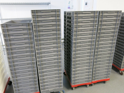 78 x Allibert 21013 Hard Plastic Trays. Size H6 x W40 x L60cm.