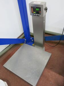 Avery Weigh-Tronics Platform Scales, Model HL-265, S/N 029960, Max Capacity 90kg.