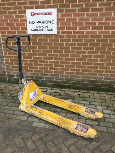 Stoneforce Yellow Pump Truck.