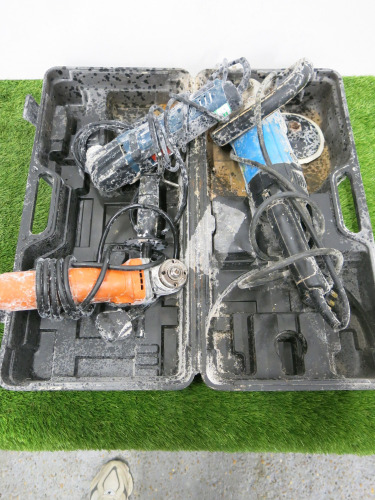 3 x Power Tools to Include: 9" Polisher, Bosch 4" Grinder & Fein 4 " Grinder, 240V. NOTE: bodies only.