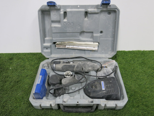 Dremel Multi Tool, Model 8220, in Carry Case with Battery, Charger & Attachments.