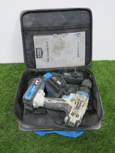 MacAllister 18V Combi Drill, Model MSCD18-Li-2, in Carry Case with 2 x Batteries & Charger.