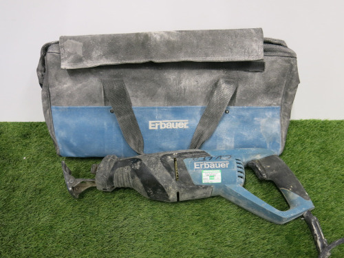 Erbauer Reciprocating Saw, Model ERA568RSP, 110V, in Carry Case.