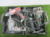 4 x Assorted 240V Power Tools to Include: Bosch POF 52 Router, Rotozip Spiral Saw, BL400 Drill & Heat Gun.