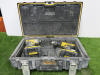 2 x DeWalt Drills to Include: DCD776 Cordless Drill & DCF885 Impact Driver, with 2 x Batteries, Charger & Carry Case.