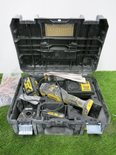 DeWalt DCS355 Brushless Motor Multi Tool with 2 x Batteries & DeWalt Charger.