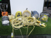11 x 110V 3 x 240V Extension Cables to Include: 3 x 110V Reels, 3 x 240V Reels, 1 x Defender 110V 4 Way Splitter, 7 x 110V Extension Leads.